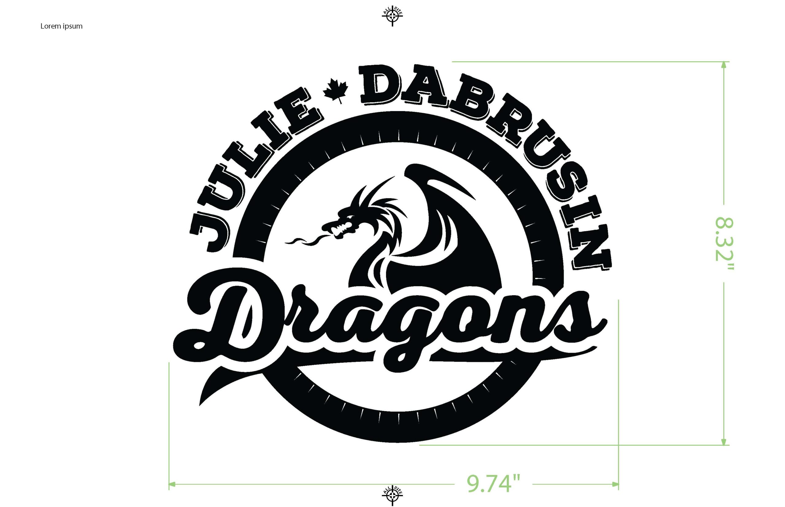JULIE DABRUSIN Dragons Vector Art